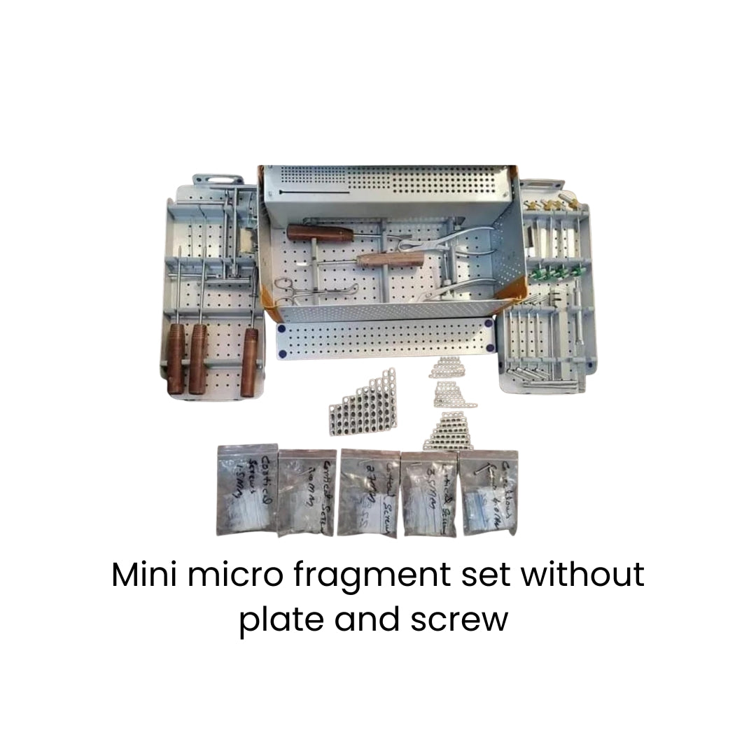 Mini/Micro Fragment Instrument Set — Without Plates & Screws