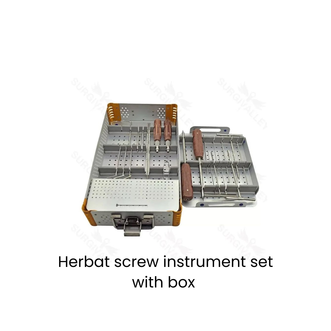 Herbert Screw Instrument Set — With Box