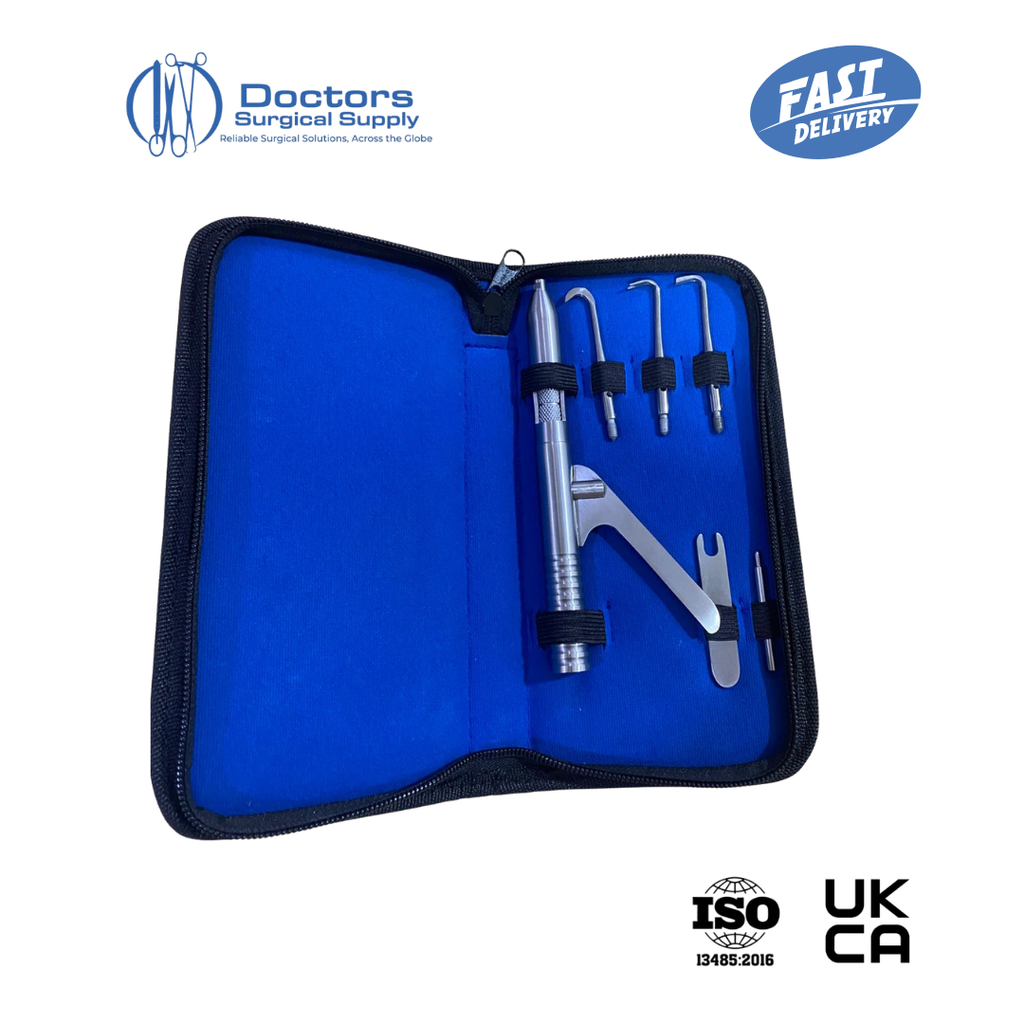 Automatic Dental Crown Remover Gun Spring Loaded Bridge Removal Surgical Tool